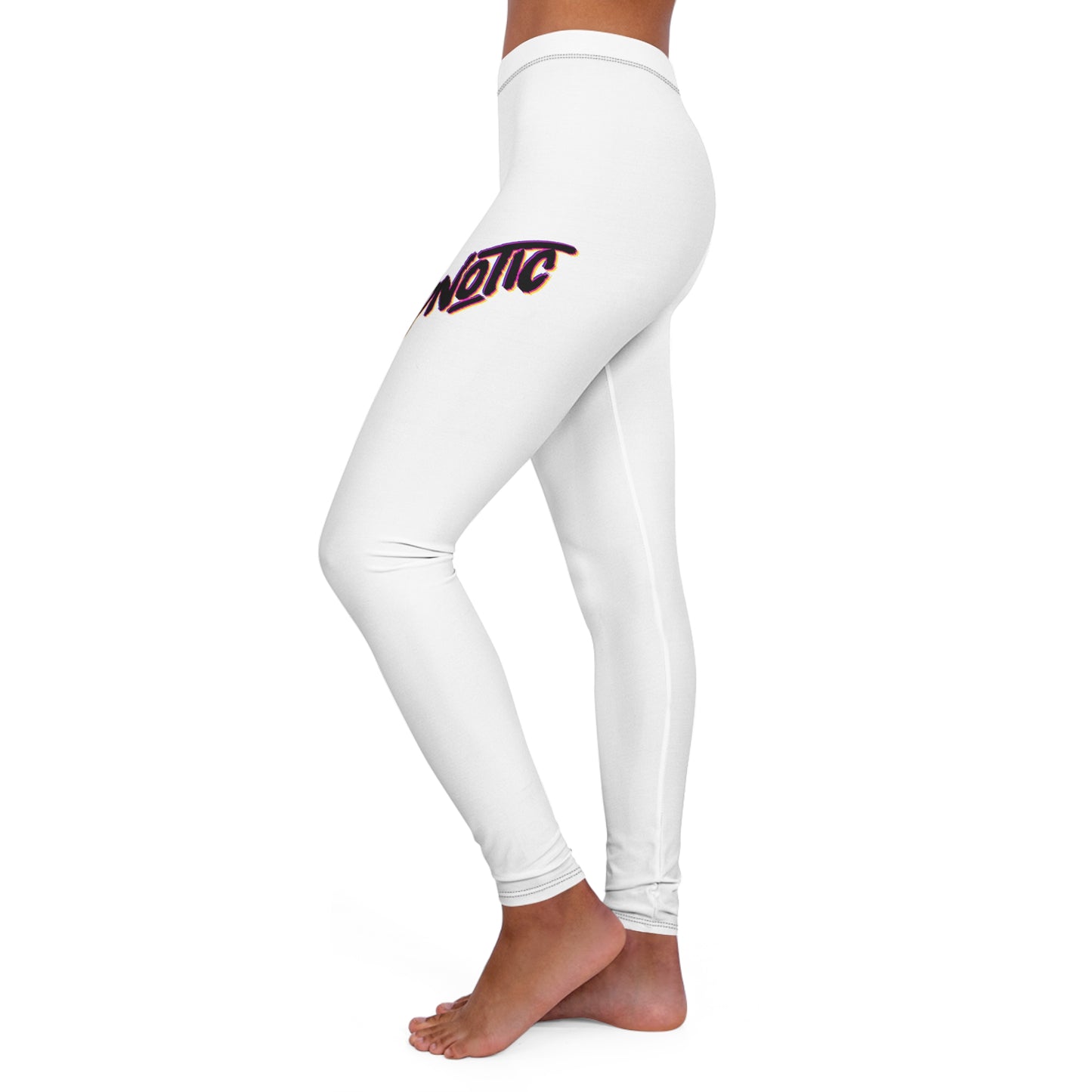 Hypnotic Women's Casual white Spandex Leggings (AOP)