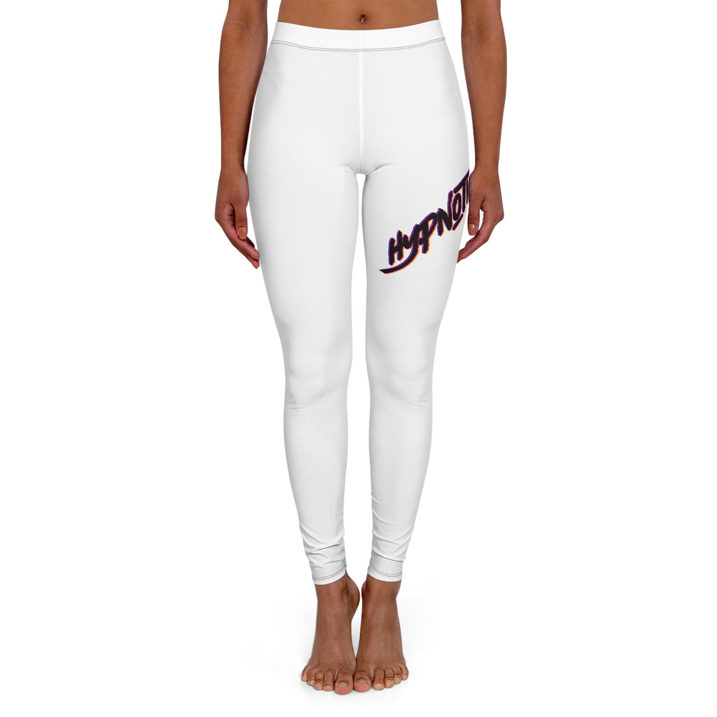 Hypnotic Women's Casual white Spandex Leggings (AOP)